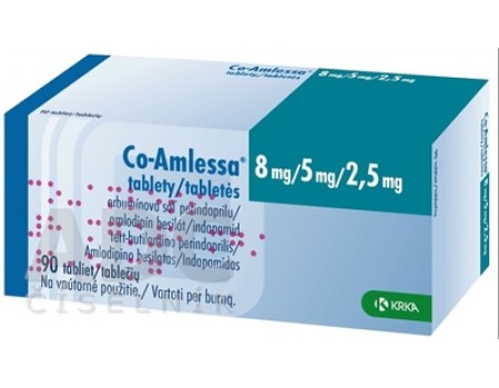 Co-Amlessa 8 mg. / 5 mg. / 2.5 mg. 30 tablets